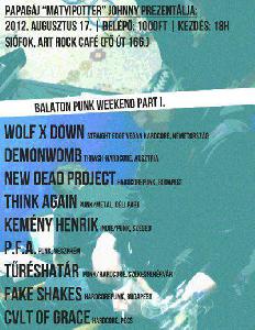 Balaton Punk Weekend Party 1. Art Rock Café