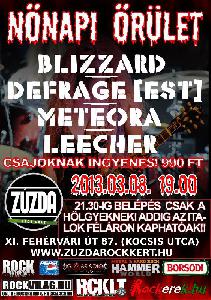 Blizard, Meteora, Leecher, Defrage Zúzda Rock Kert