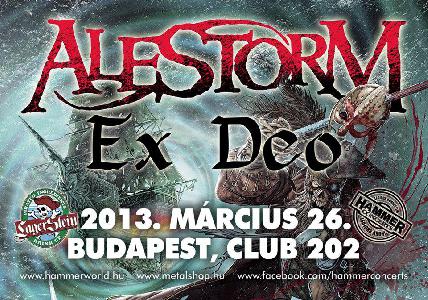 Alestorm, Ex Deo, Lagerstein  Club 202 (ex-Wigwam)