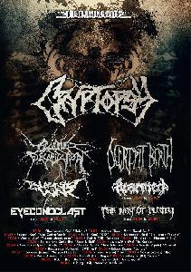 Cryptopsy, Decrepit Birth, Cattle Decapitation, Eyeconoclast, The Last Shot Of War Viper Room