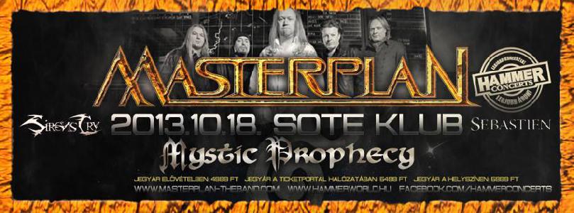 Masterplan, Mystic Prophecy, Siren's Cry, Sebastien 