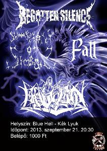 Fall, Eradication, Symphony of Symbols, Begotten Silence Kék Yuk