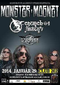 Monster Magnet, Church of Misery, Ozone Mama