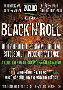 Overcast, Dirty Roll, Scream For Real, Piece of Patience, Doublethink Zúzda Rock Kert