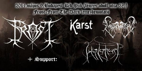 Frost, Karst, Winterheart, Necroratory Kék Yuk