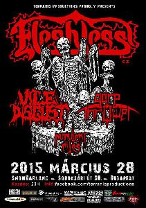 Fleshless (Cz), Vile Disgust, Gore Thrower, Purulent Rites ShowBarlang