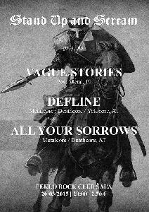 Vague Stories, DefLine, All Your Sorrows Peklo Rock Klub