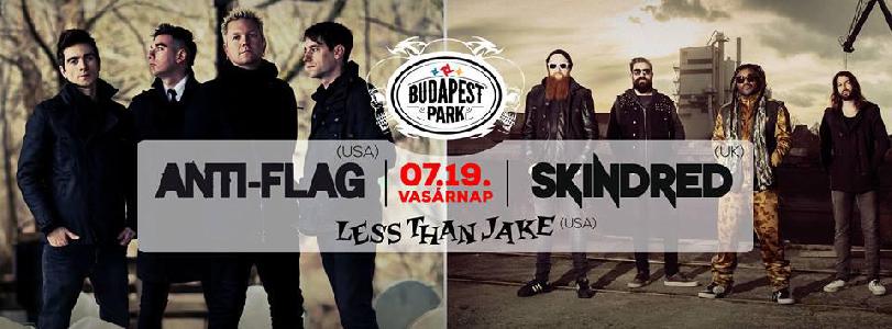 Anti-Flag, Skindred, Less Than Jake Budapest Park