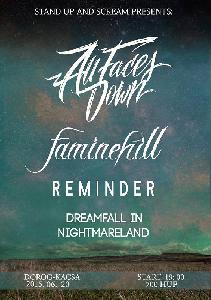 All Faces Down, Faminehill , Reminder, Dreamfall In Nightmareland Kacsa Kocsma