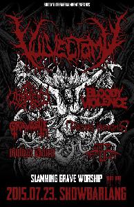 Vulvetomy, Bloody Violence, In Torment, Gravesite, Retos Humanos, Gore Thrower, Kyliga Dälen ShowBarlang