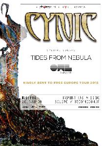 ELMARAD!!! Cynic, Tides From Nebula, Onward With Love Kék Yuk