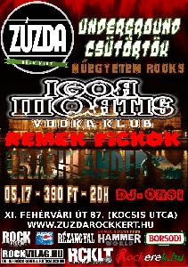 Igor Mortis Vodka Club, Remek Fickók, CrashLander Zúzda Rock Kert