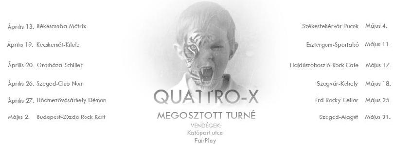 Quattro-X - Megosztott világ klippremier!