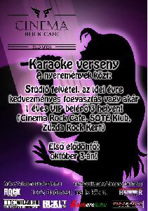 Cinema Rock Cafe – Karaoke Verseny 2013