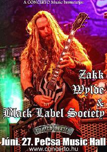 Black Label Society -  Zakk Wylde ismét Budapesten!