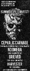 Emlékeztető!!! Cephalic Carnage, No Omege, Grieved, Harvester